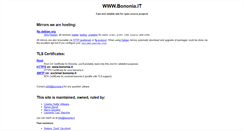 Desktop Screenshot of bononia.it